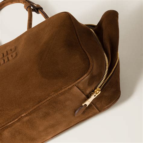 miu miu beau|Miu Miu Suede Beau Bag in Brown .